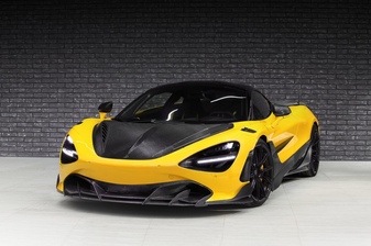 MClaren 720s FURY in a toxic yellow color