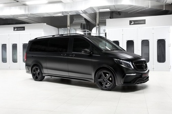 Mercedes Benz V class Infetno Totally black mate
