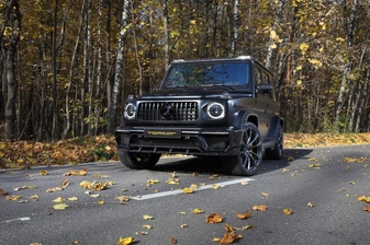 Mercedes G63 AMG in the INFERNO tuning package made of forged carbon fiber