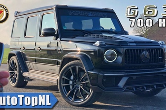 Mercedes G63 AMG MANHART G700 with TopCar Design INFERNO bodykit review