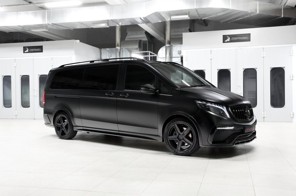 Mercedes Benz V class Infetno Totally black mate