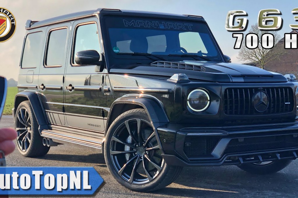 Mercedes G63 AMG MANHART G700 with TopCar Design INFERNO bodykit review